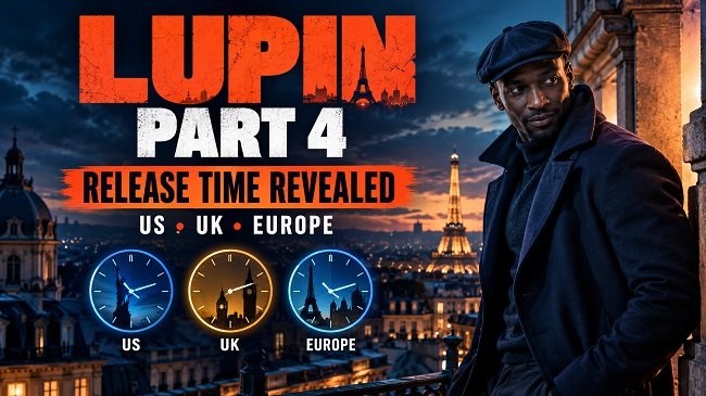 Lupin Part 4 Release Time in the US, UK and Europe