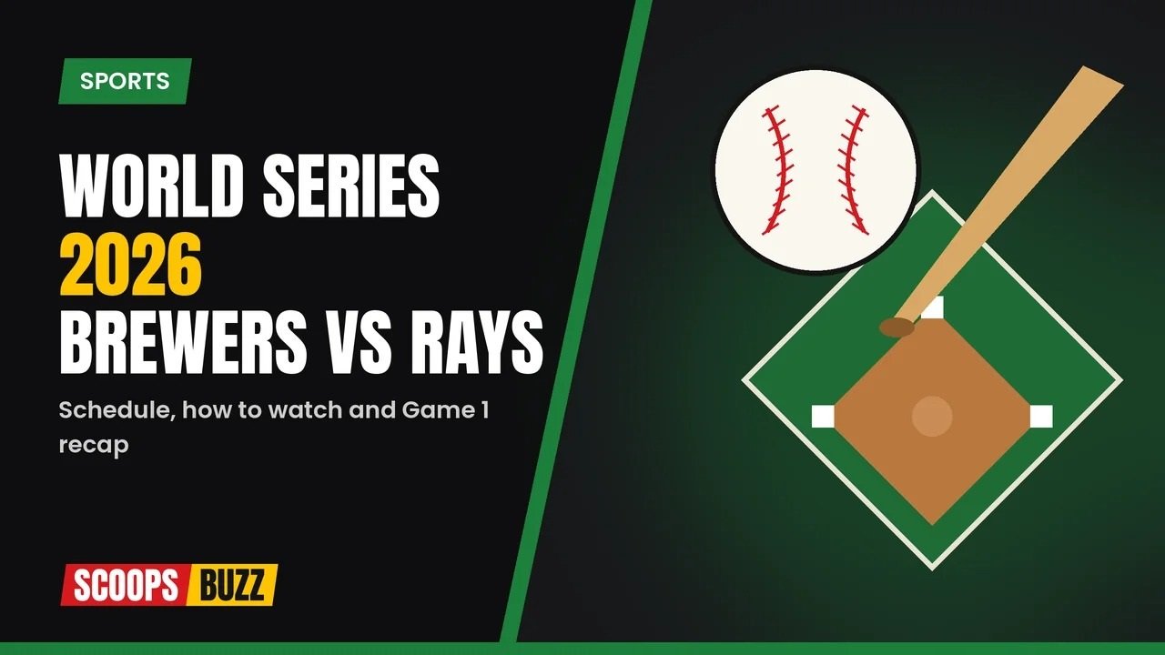 World Series 2026 Brewers vs Rays schedule