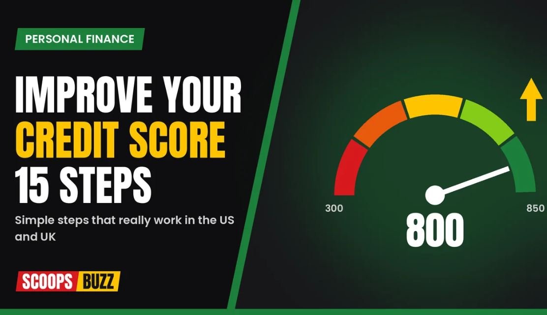 How to improve your credit score steps