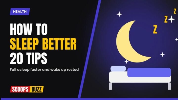 How to sleep better tips to fall asleep faster