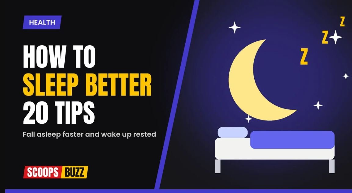How to sleep better tips to fall asleep faster